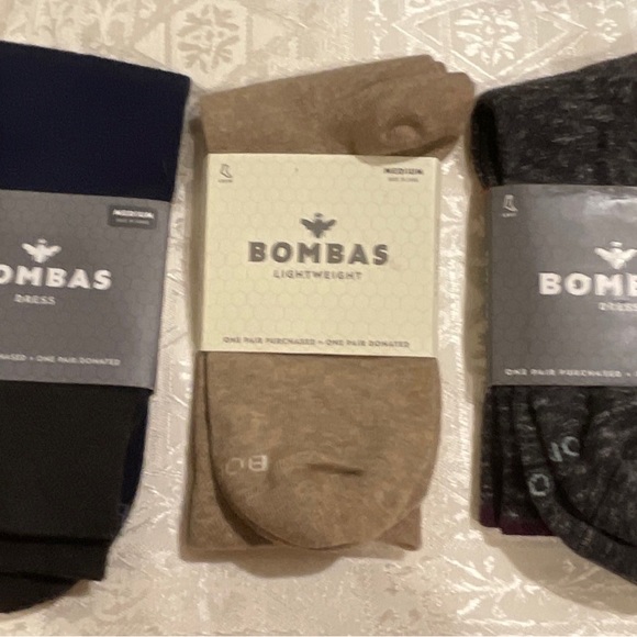 Bombas Underwear & Socks Bombas Unisex Dress Calf Socks 3 Pr Medium